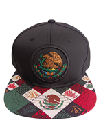 Gorra Snapback Personalizada de 6 Paneles con Corona Estructurada, Bordado Frontal y Estampado Maya, Visera Plana, Gorras Bordadas, Venta al por Mayor