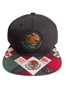 Cappello Snapback Personalizzato a 6 Pannelli con Corona Strutturata, Ricamo Frontale e Stampa Maya, Visiera Piatta - Gorras Bordadas Topi Grosir Ingrosso - Product Image 2