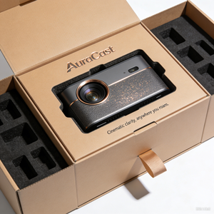 Boîte d'emballage personnalisée de qualité supérieure pour projecteurs, idéale pour les gadgets électroniques et l'emballage de vente au détail d'électronique grand public - Product Image 5