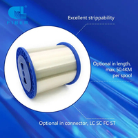 Fibra Óptica Monomodo Desnuda G652D G657A1 G657A2 G655, Fibra Óptica de Color en Bobina de 25.2km, 50.4km, 60km