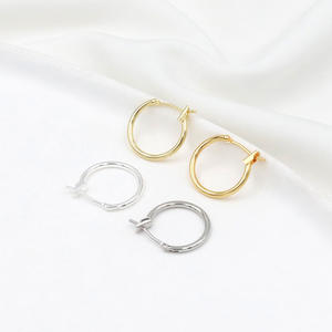 Cuivre plaqué or véritable 18 carats tête de lapin queue oreille anneau 14K couleur rétention neuf mots bricolage oreilles oreilles accès - Product Image 2