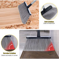 Masthome ménage nettoyage poussière de sol Nylon tête douce Besom manche de balai en métal Besom fabrication de balais