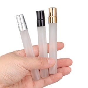 Hot Frosted Rõ Ràng Glass 10Ml Chai Nước Hoa Vàng Bạc Đen Nhôm Vòi Phun Rỗng Atomizers Cho Màn Hình In Ấn Moq 100Pcs - Product Image 3