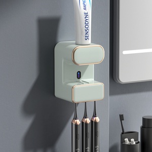 New Wall-Mounted Smart Automatic Sensor <b>Toothpaste</b> <b>Dispenser</b> Holders with Bathroom Accessories - Product Image 4