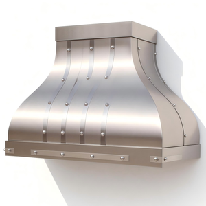 Campana Extractora Arquitectónica de Acero Inoxidable 304, Personalizada, de Montaje en Pared, de Calibre Grueso, con Superficie Cepillada, Lista para Insertar - Product Image 3