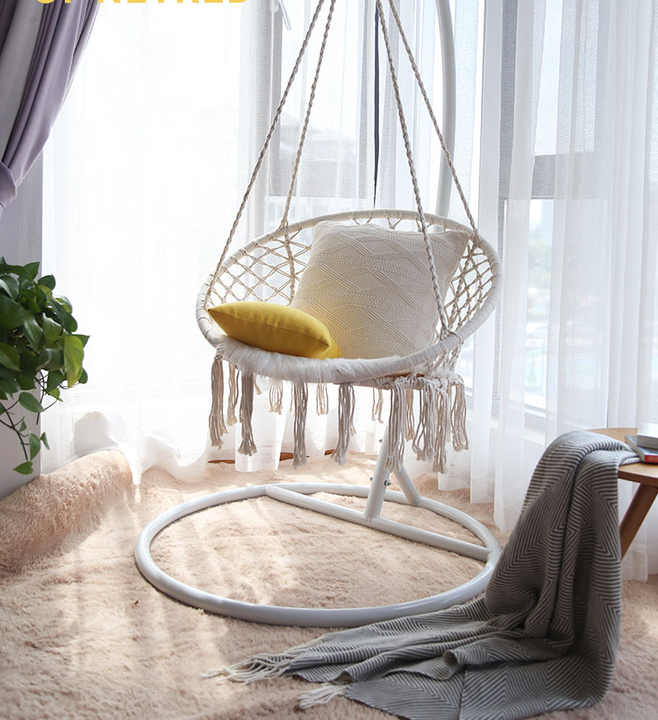 macrame egg chair