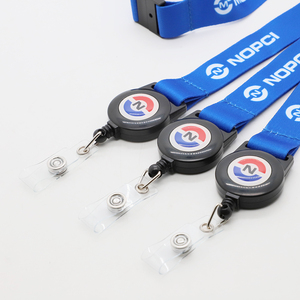 Custom Office <strong>Staff</strong> Neck <strong>Lanyard</strong> Breakaway Safety Buckle Retractable Badge Reel ID Badge Holder <strong>Lanyard</strong> - Product Image 2