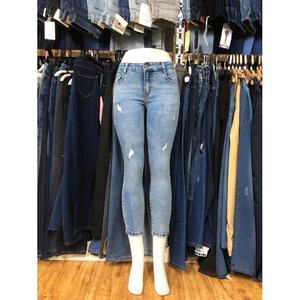 Donna commercio estero 4XL US24 US26 <span class=keywords><strong>Jeans</strong></span> Skinny elasticizzati da donna pantaloni a vita alta in Denim pantaloni donna <span class=keywords><strong>taglie</strong></span> <span class=keywords><strong>forti</strong></span> - Product Image 6