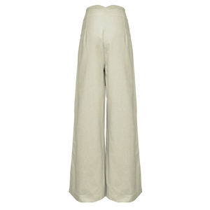 <span class=keywords><strong>Pantaloni</strong></span> larghi da donna <span class=keywords><strong>grigio</strong></span> scuro <span class=keywords><strong>pantaloni</strong></span> donna <span class=keywords><strong>grigio</strong></span> chiaro di <span class=keywords><strong>lino</strong></span> di cotone - Product Image 3