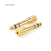 6.35mm 1/4 "mâle à 3.5mm 1/8" adaptateur audio femelle 6.35 à 3.5 Jack convertisseur de connexion stéréo pour Microphone