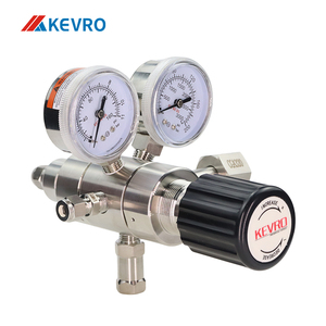 Phòng thí nghiệm cấp hai giai đoạn điều chỉnh với đo thép không gỉ van áp suất khí ổn định đầu ra cho phòng thí nghiệm và phân tích - Product Image 2