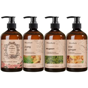 Huile Essentielle de Massage à la Rose et à l'Armoise 500ml – Huile Corporelle de Massage et de Gua Sha pour Salons de Beauté – Huile Essentielle de Soin de la Peau – Vente en Gros - Product Image 2