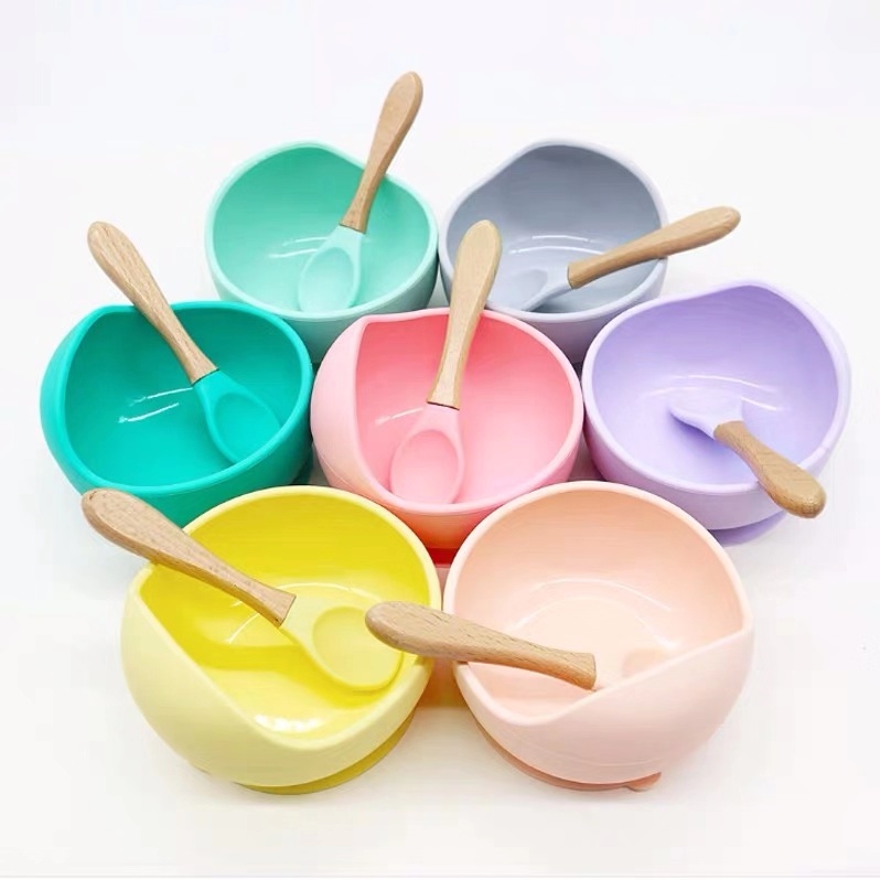 BPA Free Silicone Kids Feeding Set