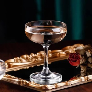 Boca ancha Champagne Glass Tower Glass Goblet bar Champagne Stacked Wide Bowl Champagne Sparkling Glass Home Restaurantes Fiestas - Product Image 3