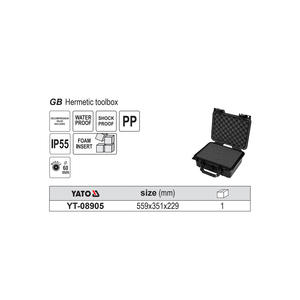 Eertuo Protective Safety Box YT-08905 <b>Trolley</b> Case Moisture Proof <b>Tool</b> Storage - Product Image 2