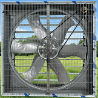 Ventilateur d'extraction électrique de type marteau, grand volume d'air, ventilateur industriel 220-415V, ventilateur axial en acier inoxydable pour élevage