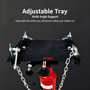 Cric hydraulique professionnel pour boîte de vitesses 0,8 tonne avec dispositif de verrouillage de sécurité pour station de service automobile et garage - Product Image 5
