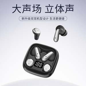 Écouteurs intra-auriculaires sans fil Bluetooth avec chargement Type-C, 5.3 écouteurs doubles pour la course, le sommeil et les sports - Product Image 4