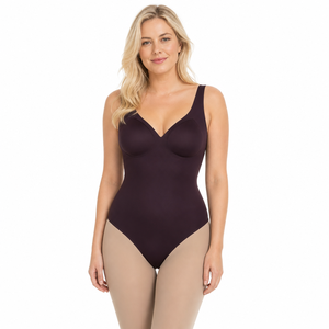 Body modellante intero <span class=keywords><strong>senza</strong></span> cuciture, contenitivo snellente per vita e fianchi, con chiusura a scatto sull'inguine, da indossare sotto il vestito, OEM - Product Image 1