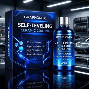 GRAPHONEX 12H Revestimiento Cerámico Líquido Autonivelante 60ML, Revestimiento Superhidrofóbico para Automóviles, Protección de Pintura de Alto Brillo Contra Rayones - Product Image 6
