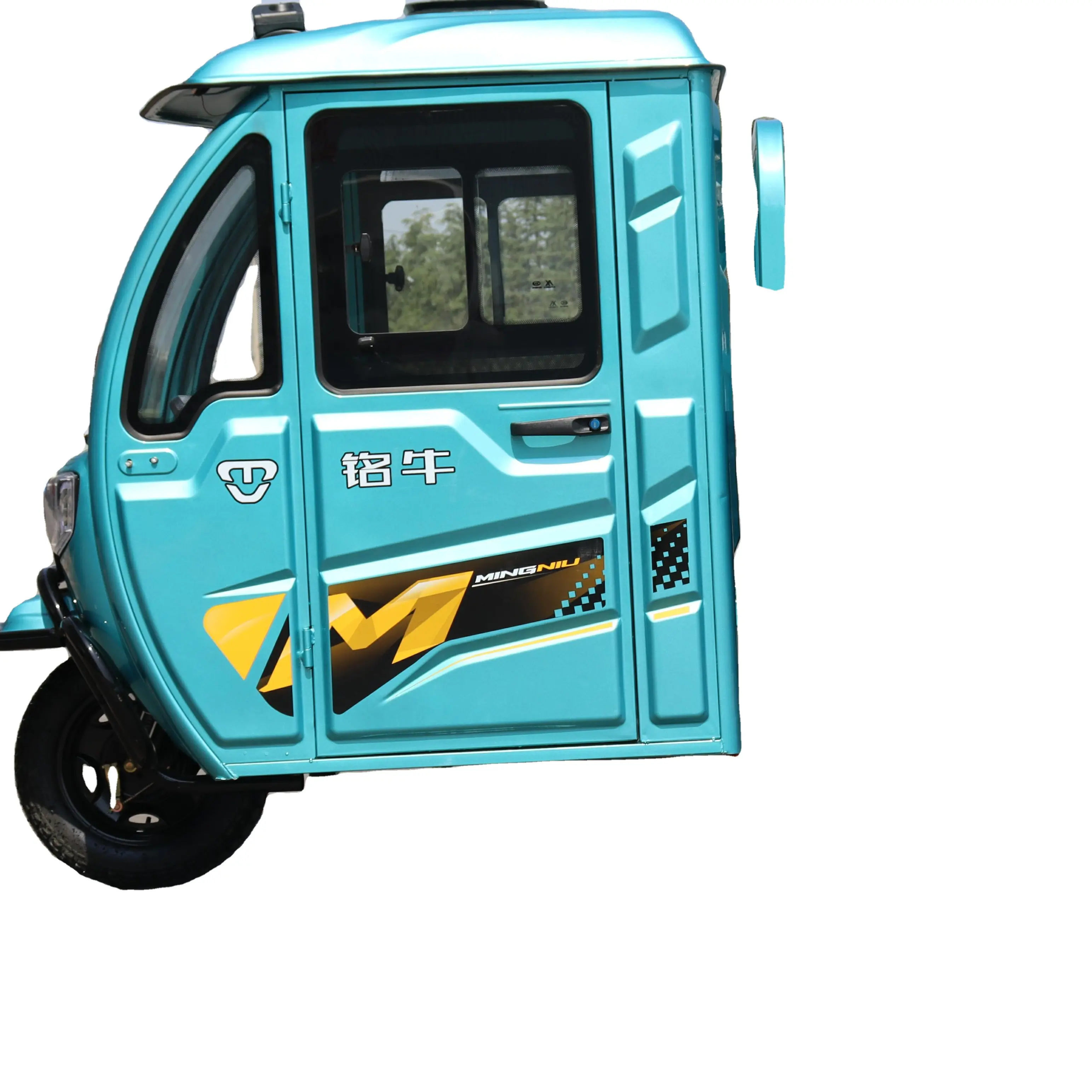 best selling direct electric tricycle used 3 wheel electric motorcycle semi-enclosed three wheel