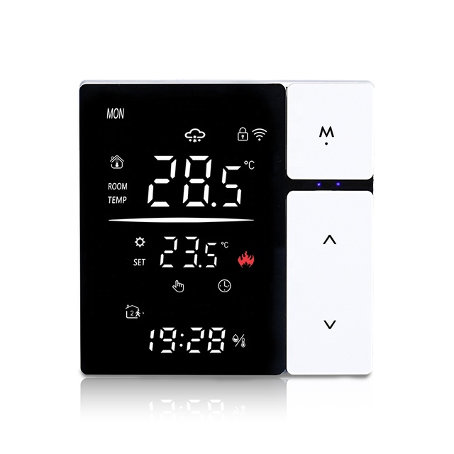 Alexa Voice Control Tuya Smart Life APP Control LED Display Smart WiFi Thermostat Temperature Controller for Home Heating System