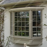 Ventana de Aluminio Blanca de 3 Paneles con Vidrio Templado, Estilo Clásico a Precio Económico