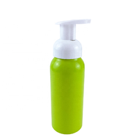 Bouteille vide en mousse d'aluminium de couleur personnalisée avec pompe à mousse pour cheveux-Capuchon à vis cosmétique pour soins personnels Huile essentielle et parfum