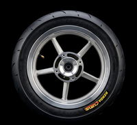 Nuevo Neumático de Rueda de 12 Pulgadas Colorido para Supermoto, Carcasa de Neumático para Carretera y Calle, Kit de Actualización para Yozma/Tuttio Pit Bike E-Dirt Bike