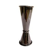 Jigger doseur double face en acier inoxydable 2oz/1oz, ensemble d'outils de barman avec logo personnalisé pour la promotion des barmans