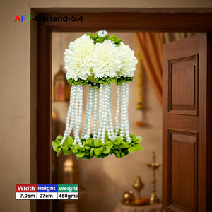 Guirnalda de Flores Artificiales Modelo Perla AFF-Garland-5.4 para Uso Interior, Venta al Por Mayor Disponible - Product Image 3