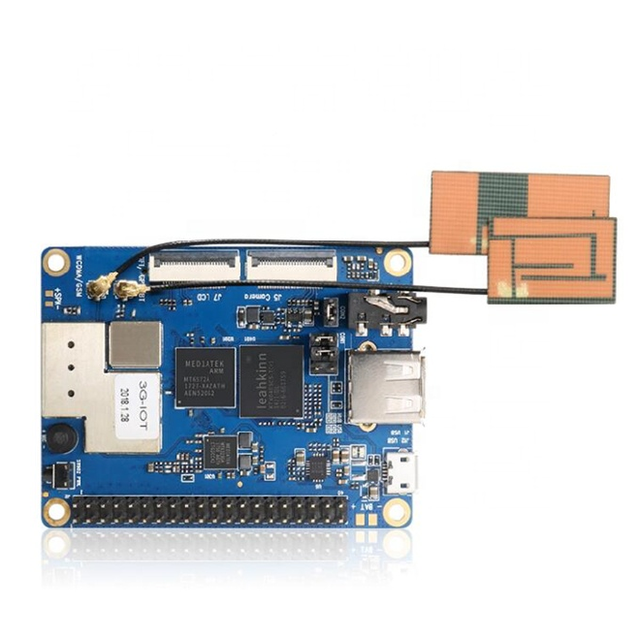 Hot Selling Orange Pi 3G-IOT-A 256MB -A7 512MB EMMC Support 3G SIM Card Blue  tooth