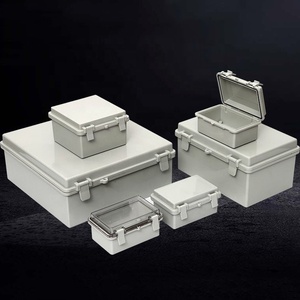 Junction Box ABS Plastic Dustproof Waterproof IP65 Electrical Box Hinged Shell Outdoor Universal Project Enclosure