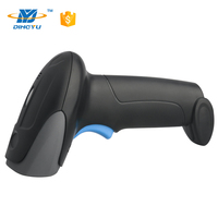 Escáner de código de barras QR de mano portátil de alta calidad 1D 2D USB con cable para almacenes Precio directamente en stock