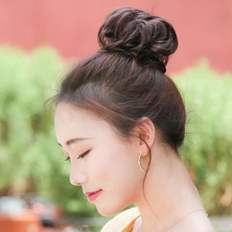 วิกผมบางส่วนสไตล์อัพพร้อมเส้นผมธรรมชาติแต่งเองด้วยวิกผมหัวอึ Guk-แต่งตัว - Product Image 1