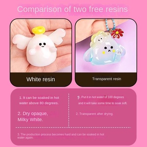 Miễn Phí Thiết Lập Nhựa Keo Cho Handmade DIY Cô Gái Túi Nhựa Nhiệt Dẻo Trong Suốt Pha Lê Dải Đất Sét Ánh Sáng Không Khí Khô Mô Hình Đồ Chơi Nhựa - Product Image 3