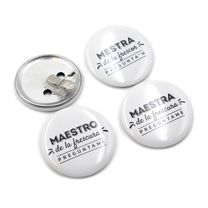 58Mm Vòng Nút Tinplate Huy Hiệu Với Clip 25Mm 32Mm 38Mm 44Mm 56Mm 58Mm Nút Pin Tùy Chỉnh Clip Nút Huy Hiệu - Product Image 6