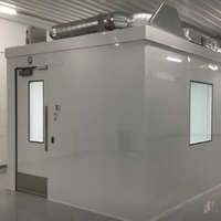 Projet de salle blanche modulaire portable à parois rigides ISO 7 pour laboratoire