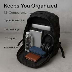 Mochila Táctica Pequeña Multifuncional para Laptop con Capacidad de Camuflaje CP, Personalizable, Mochila Táctica de Senderismo para Hombre - Product Image 4