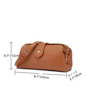 Tas tangan kecil Retro Amerika Eropa, tas tangan mewah untuk pilihan pelanggan <span class=keywords><strong>Amazon</strong></span> rantai emas geometris mulut lembut tas dokter - Product Image 5