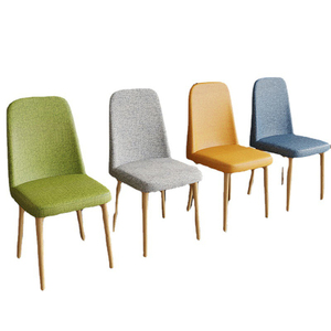 <span class=keywords><strong>Chaise</strong></span> jaune <span class=keywords><strong>pas</strong></span> chère avec pieds en métal <span class=keywords><strong>de</strong></span> style nordique, chaises rembourrées scandinaves pour restaurant, chaises <span class=keywords><strong>de</strong></span> salle à manger - Product Image 4