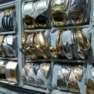 Bracciale Largo in Oro, Gioiello Punk Chunky, Offerta Speciale, Bracciale in Oro 18k Impermeabile - Product Image 5