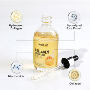 Toptan kollajen yumuşatma serum Private label organik Antiwrinkle derin nemlendirici beyazlatma sıkılaştırıcı kollajen yüz serumu - Product Image 3