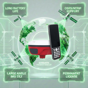 Comnav S6 Plus GNSS RTK GPS RTK ฐานรับสัญญาณและเครื่องรับสัญญาณหลายระบบ แบตเตอรี่ใช้งานได้ยาวนาน รองรับเครือข่าย RTK CORS - Product Image 6