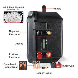 Paquete <span class=keywords><strong>de</strong></span> batería recargable Lifepo4 <span class=keywords><strong>de</strong></span> 12V 100Ah BMS integrado con cargador <span class=keywords><strong>de</strong></span> 14,6 V 10A para <span class=keywords><strong>buscador</strong></span> <span class=keywords><strong>de</strong></span> peces <span class=keywords><strong>de</strong></span> barco RV - Product Image 4