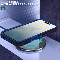 Étui de téléphone Defender PC+TPU pour X 16 15 14 13 12 11 Pro Max - Étanche, antichoc, design sportif, échantillon gratuit