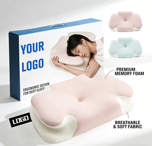 Almohada de Espuma Viscoelástica Butterfly para el Dolor de Cuello, Contorno Ergonómico de Rebote Lento con Recorte para el Brazo, para Dormir de Lado, Boca Arriba o Boca Abajo - Product Image 1