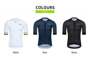 Design personnalisé Vêtements de vélo pour équipes et clubs Bon prix Vêtements de <span class=keywords><strong>cyclisme</strong></span> de haute qualité Logo de marque OEM <span class=keywords><strong>Maillot</strong></span> d'équitation - Product Image 3