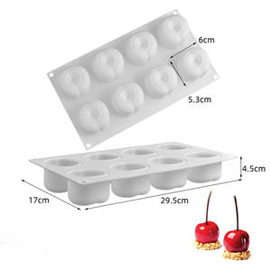 Moldes de Silicona para Pasteles de Gelatina <span class=keywords><strong>con</strong></span> Forma de Frutas Variadas, Moldes para Helados y Pudines, Moldes para <span class=keywords><strong>Chocolate</strong></span> para Hornear, Libres de BPA - Product Image 4