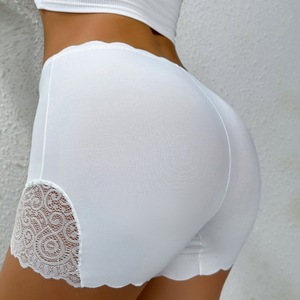 Sous-vêtements sexy en dentelle de soie glacée pour femmes, grande taille, sans couture, extensibles, confortables, pantalons de sécurité pour femmes - Product Image 5